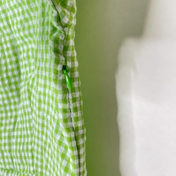 Women's Pretty Little Thing Gingham Y2k Dress Mini sz. 6 #KK - Picture 4 of 10